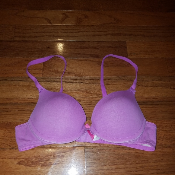 VS VICTORIA'S SECRET PINK 34A Push Up Bra Purple - Picture 2 of 8